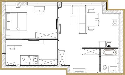 2-комнатная 60.47 м² в ЖК Premier Park от 41 250 грн/м², Днепр