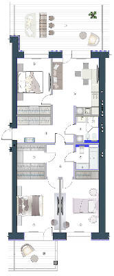 3-кімнатна 112.95 м² в ЖК Софія від 27 950 грн/м², Харків