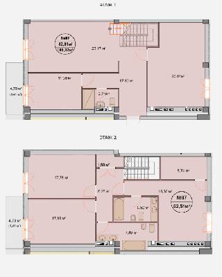 Двухуровневая 165.32 м² в ЖК Феличита от 38 600 грн/м², Харьков