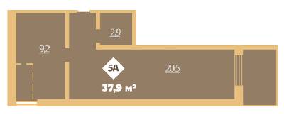1-кімнатна 37.9 м² в КБ Міські сади від 19 700 грн/м², Харків