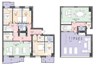 4-кімнатна 200.5 м² в ЖК Яровиця від 16 450 грн/м², Луцьк