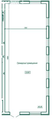 Помещение свободного назначения 145.95 м² в ЖК Вильский от застройщика, Житомир
