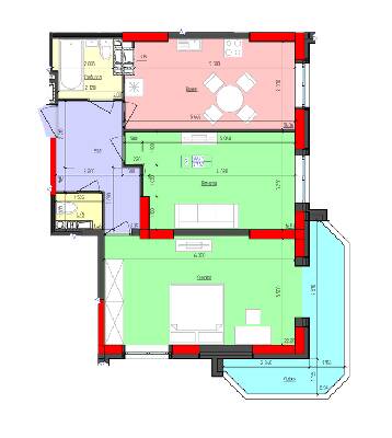 2-комнатная 77.52 м² в ЖК Мистецькі Ворота от 21 000 грн/м², Житомир