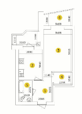 1-комнатная 53.23 м² в ЖК Тетеревский Бульвар от 13 300 грн/м², Житомир