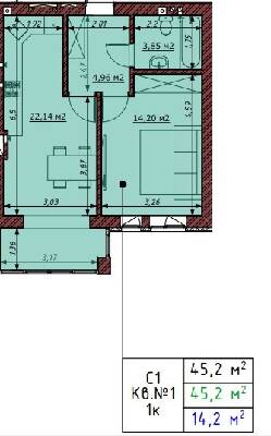 1-кімнатна 45.2 м² в ЖК Гостомельські Липки-5 від 13 000 грн/м², смт Гостомель