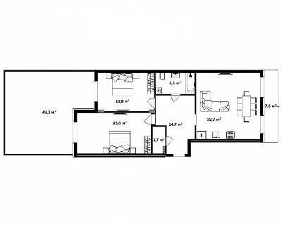 3-кімнатна 111 м² в ЖК Dream City від 37 600 грн/м², Ужгород