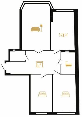 3-комнатная 117 м² в ЖК Royal Hall от 35 850 грн/м², Ивано-Франковск