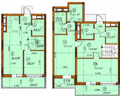 Дворівнева 134.8 м² в ЖК 4 сезони від 29 900 грн/м², Київ