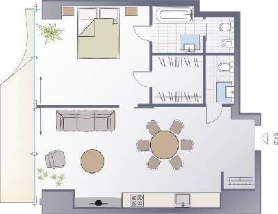 1-кімнатна 71.67 м² в ЖК Signature від 113 600 грн/м², Київ