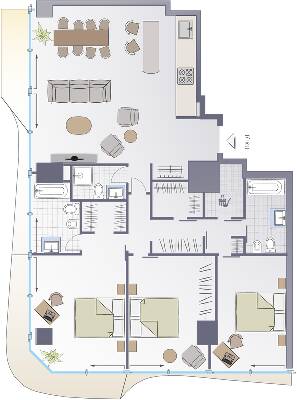 3-кімнатна 190.62 м² в ЖК Signature від 86 150 грн/м², Київ