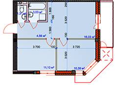 2-кімнатна 51.72 м² в ЖК Власна квартира від 37 750 грн/м², Київ