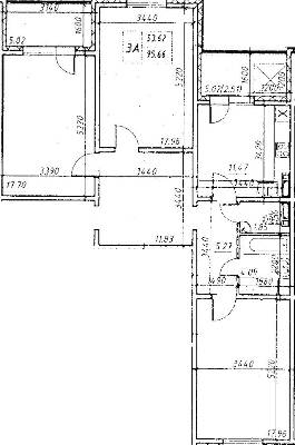 3-кімнатна 95.66 м² в ЖК Navigator від 16 000 грн/м², Київ