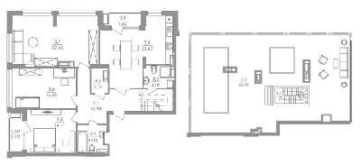 Дворівнева 166.19 м² в ЖК Greenville на Печерську від 42 950 грн/м², Київ