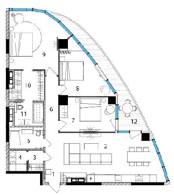 3-кімнатна 124 м² в ЖК Taryan Towers від 116 250 грн/м², Київ