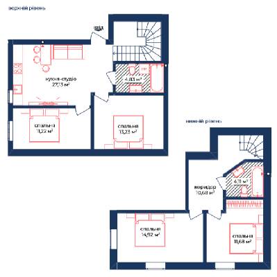 Двухуровневая 100.17 м² в КД Liverpool House от 19 850 грн/м², Киев