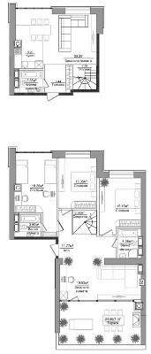 Дворівнева 142.51 м² в ЖК Лісова казка від 23 000 грн/м², Київ