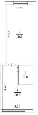 1-кімнатна 29.3 м² в ЖК Geneva від 19 800 грн/м², с. Софіївська Борщагівка