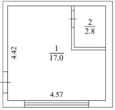 1-кімнатна 19.8 м² в ЖК Geneva від 19 800 грн/м², с. Софіївська Борщагівка