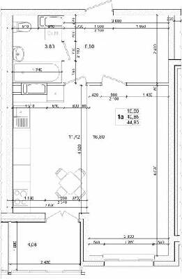1-комнатная 44.93 м² в ЖК Вудлайн от 18 800 грн/м², с. Новоселки