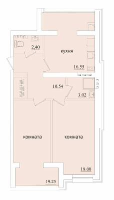 2-комнатная 70 м² в КД Brick House от 21 150 грн/м², с. Софиевская Борщаговка
