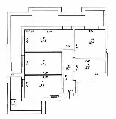 Трехкомнатные в КД Brick House