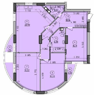 3-кімнатна 114.92 м² в ЖК Борисо-Глібський від 22 650 грн/м², м. Вишгород