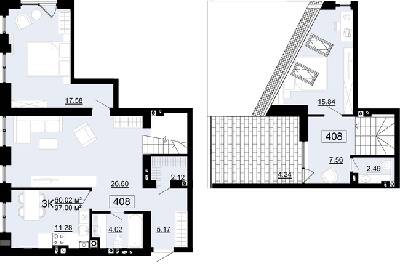 Дворівнева 97 м² в ЖК City Lake від 19 500 грн/м², с. Шевченкове