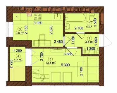 1-кімнатна 32.6 м² в ЖК Барвіха від забудовника, м. Ірпінь
