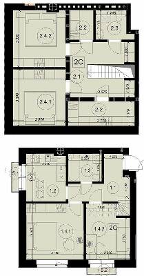 Дворівнева 85.19 м² в ЖК Оксамитовий від 15 350 грн/м², с. Софіївська Борщагівка