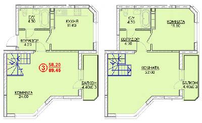 Дворівнева 89.45 м² в ЖК Велесгард від 23 000 грн/м², м. Вишгород