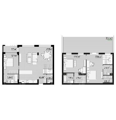 Дворівнева 132.26 м² в ЖК PARKTOWN від 24 000 грн/м², смт Гостомель