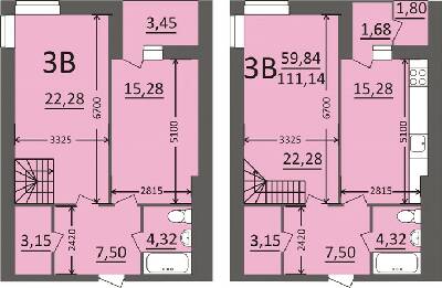 Двухуровневая 111.14 м² в Мкрн Потемкинский от 17 000 грн/м², Николаев