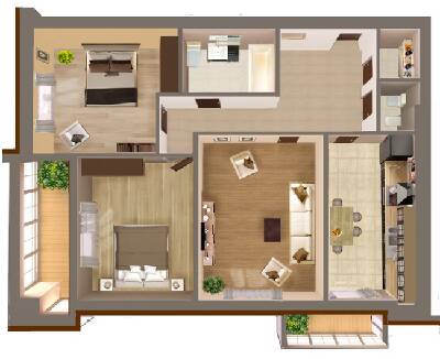 3-комнатная 94.4 м² в ЖК Экодом от 38 100 грн/м², Николаев