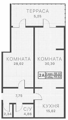 Двухкомнатные в ЖК L7 House