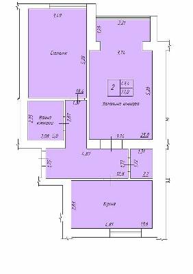 2-комнатная 77 м² в ЖК на ул. Нагорная, 6 от 12 000 грн/м², г. Кременчуг