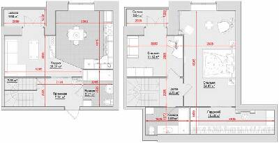 Двухуровневая 107 м² в ЖК на ул. Майора Борищака, 17/48 от 18 450 грн/м², г. Кременчуг