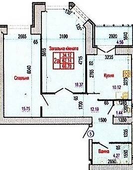 2-кімнатна 66.7 м² в ЖК на вул. Героїв Крут, 60 від 11 500 грн/м², Суми