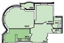 Двокімнатні в ЖК Lux House