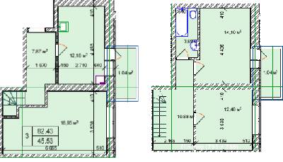 Двухуровневая 82.43 м² в МЖК Семья от 16 850 грн/м², Ровно
