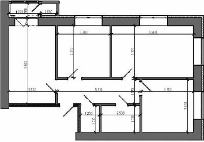 3-кімнатна 71.57 м² в ЖК Театральний від 22 000 грн/м², Рівне