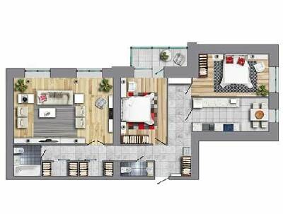 3-кімнатна 109.29 м² в ЖК Шевченківський від 13 900 грн/м², Чернігів