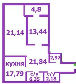 2-кімнатна 88.11 м² в ЖК на вул. Жабинського, 2Д, 2В, 2Г, 2Е від 10 500 грн/м², Чернігів