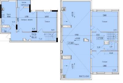 Двухуровневая 155.3 м² в ЖК Comfort Hall от 16 400 грн/м², Черновцы