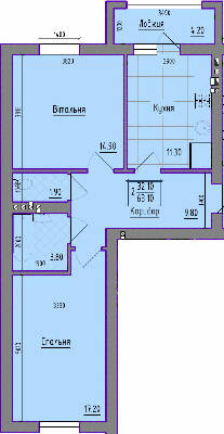 2-комнатная 63.1 м² в ЖК Затишний квартал от 15 700 грн/м², с. Чагор
