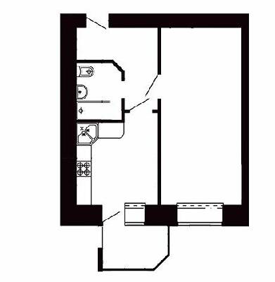 1-комнатная 46.75 м² в ЖК на вул. Київська / вул. Тарнавського от 15 400 грн/м², Тернополь