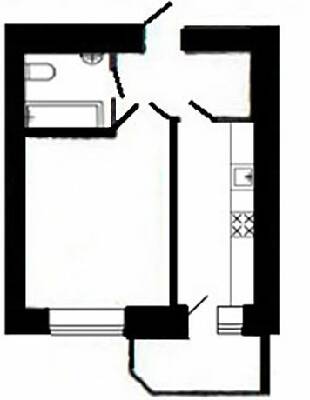 1-кімнатна 31.81 м² в ЖК на вул. Тролейбусна, 4 від 16 500 грн/м², Тернопіль