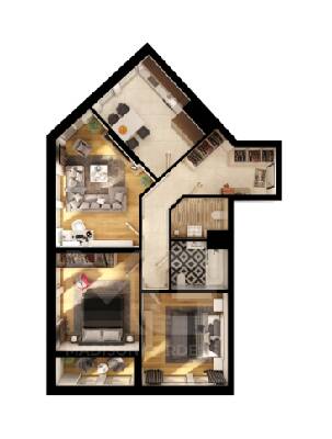 3-кімнатна 87.83 м² в ЖК Madison Gardens від 22 148 грн/м², м. Бровари