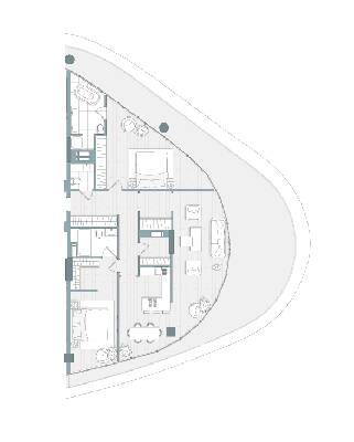 3-комнатная 206.12 м² в ЖК Delrey от 37 400 грн/м², Киев