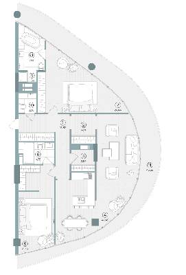 3-комнатная 146.62 м² в ЖК Delrey от 37 400 грн/м², Киев