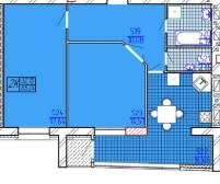 2-кімнатна 65.24 м² в ЖК Амстердам від 15 700 грн/м², Хмельницький